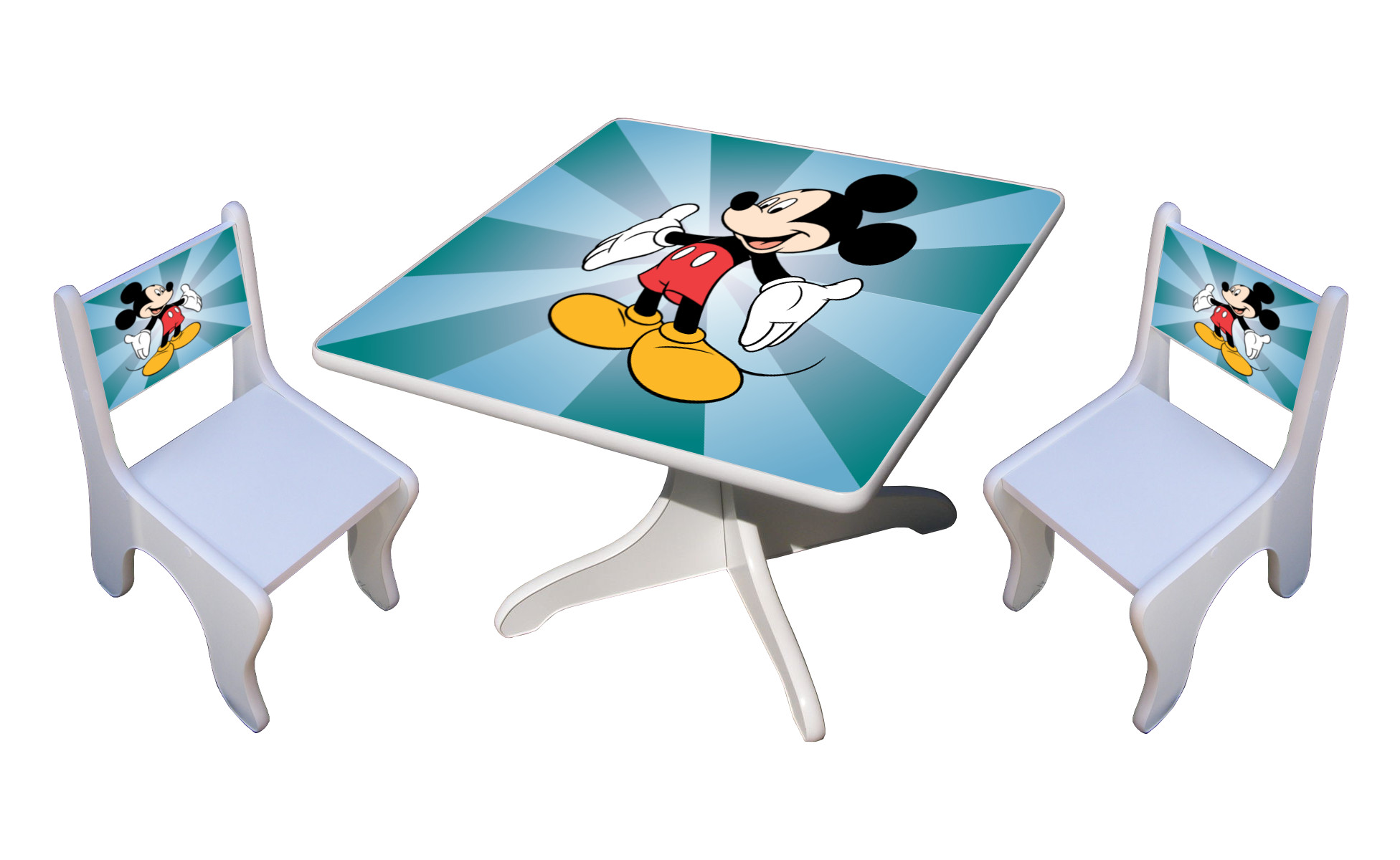 Becks stolík + 2x stolička Mickey